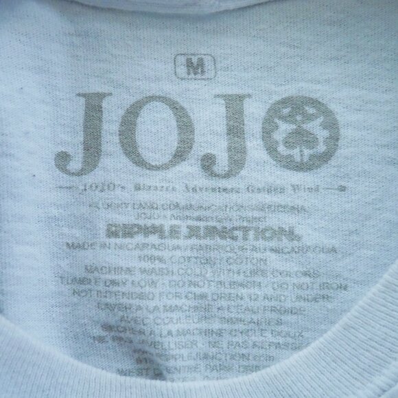 Bucciarati Team Long T-Shirt Med Sz Jojo's Bizarre Adventure Napoli Golden Wind - Picture 9 of 9